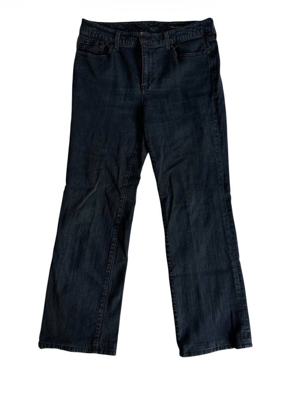 Seven7 Classic Flare Jeans Women's Size 10 Denim Dark Blue Hipster Classic